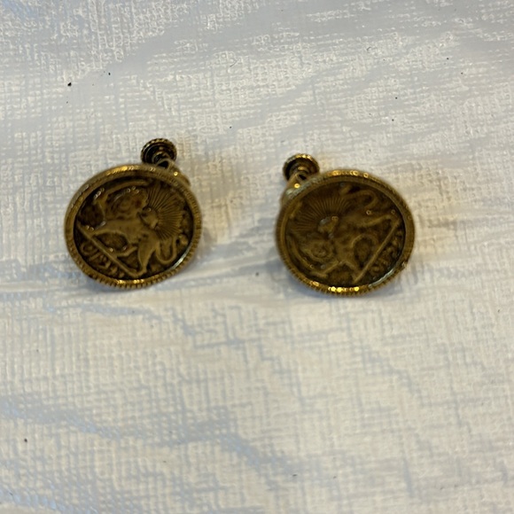 Lot of 5 pairs of vintage screw back earrings - Picture 5 of 8